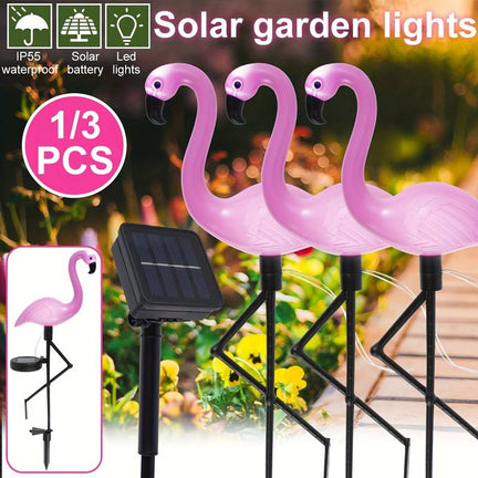Solarna vrtna dekoracija | Flamingo(3KOM)