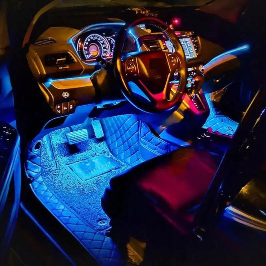 Set LED RGB traka za unutrašnjost automobila