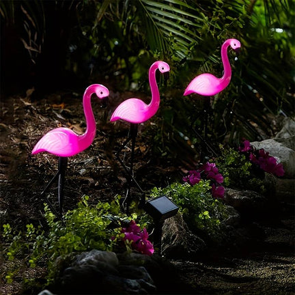 Solarna vrtna dekoracija | Flamingo(3KOM)