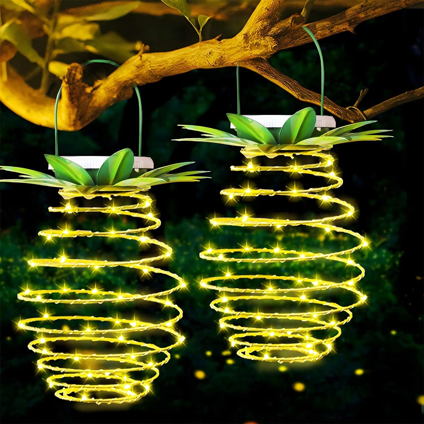 Solarna LED Vrtna Svjetiljka - Ananas (PAR 2KOM)