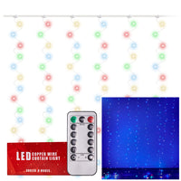 LED božićne zavjese 3x3m | bijele ili višebojne