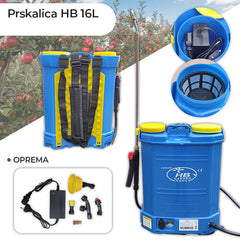 Prskalica akumlatorska HB 16L