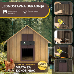 Automatska vrata za kokošinjac