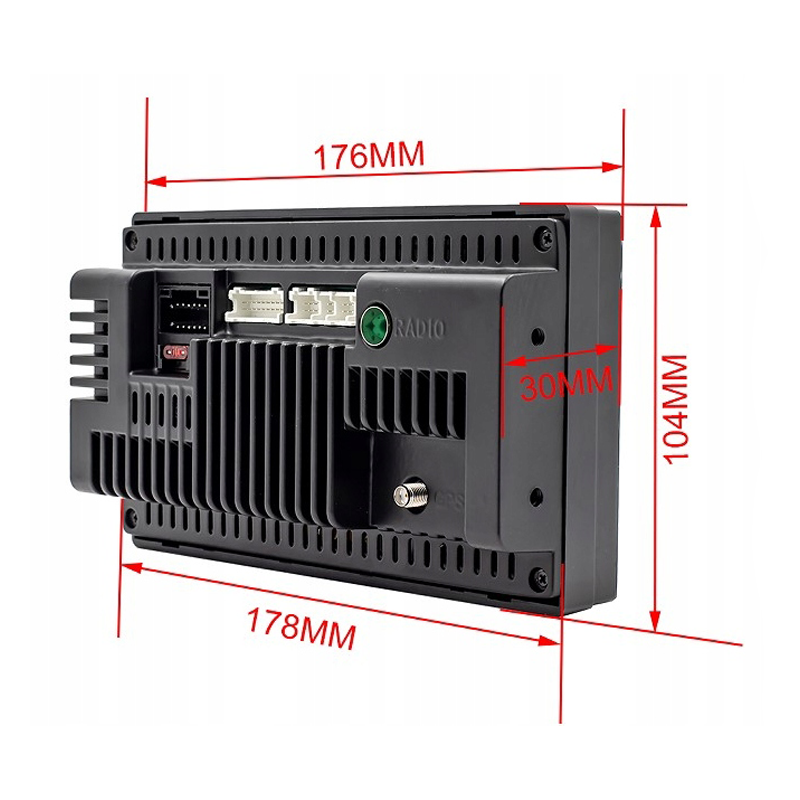 Auto Radio Android 7" s GPS-om + kamera 4x45W