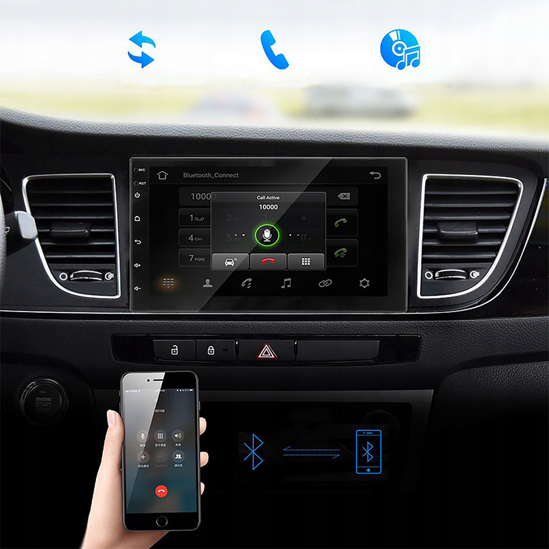 Auto Radio Android 7" s GPS-om + kamera 4x45W