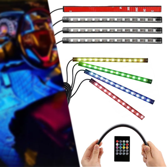 Set LED RGB traka za unutrašnjost automobila