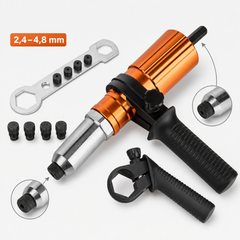 Metalni Adapter za pop nitne(2,4–4,8 mm)KD12700