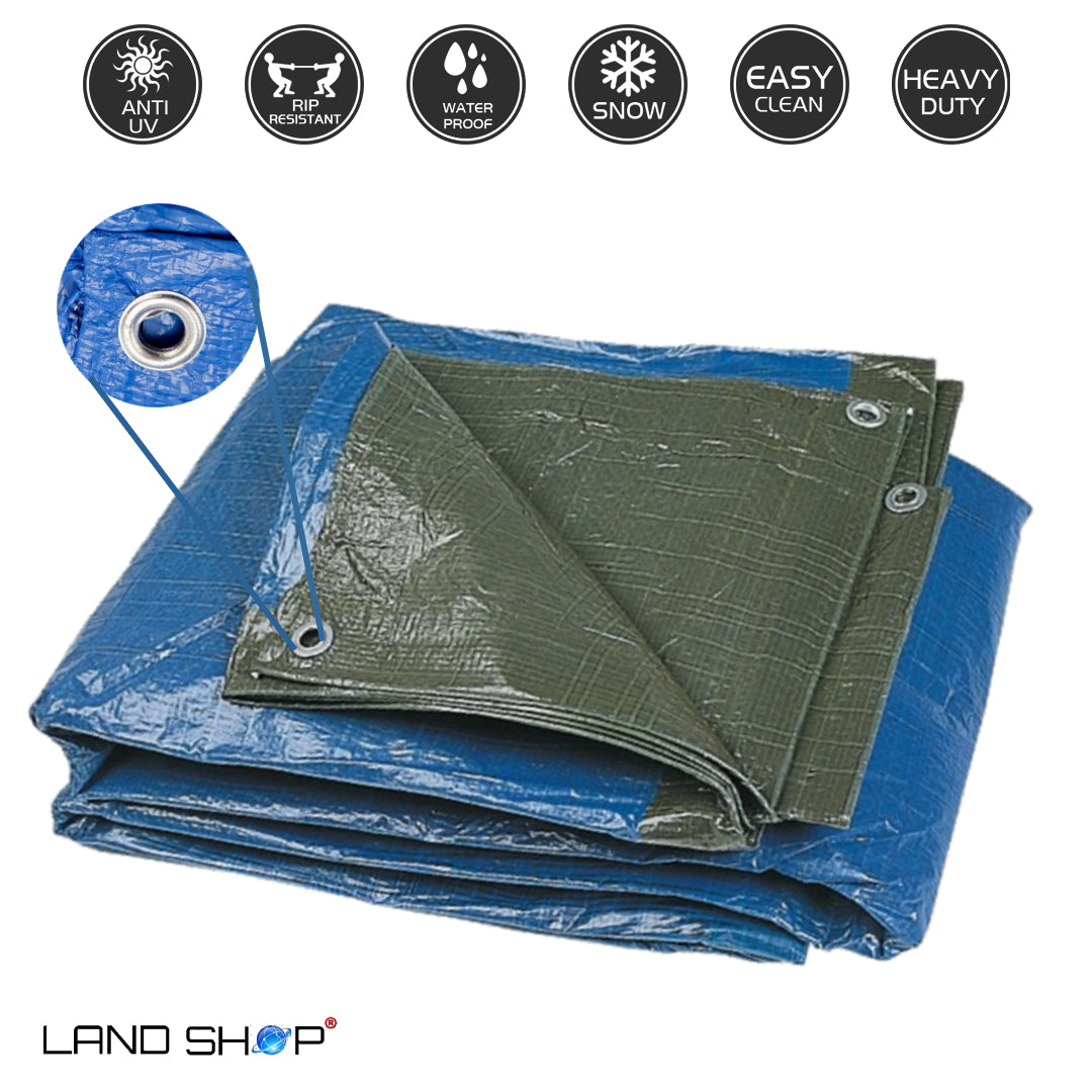XL Zaštitna cerada 5x8 m s metalnim alkama