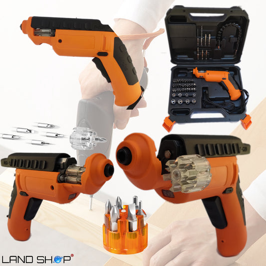 T GUN set akumulatorski odvijač s spremnikom