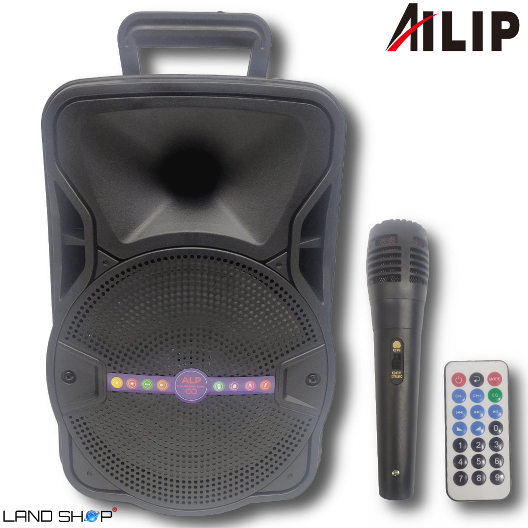 Ailip bluetooth zvučnik, karaoke + mikrofon
